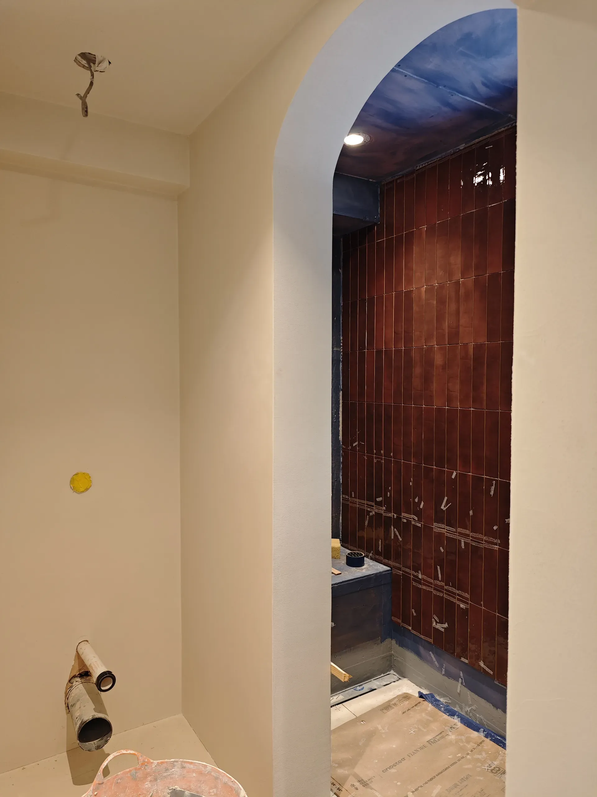 Construction progress at The Avenue, site view 06