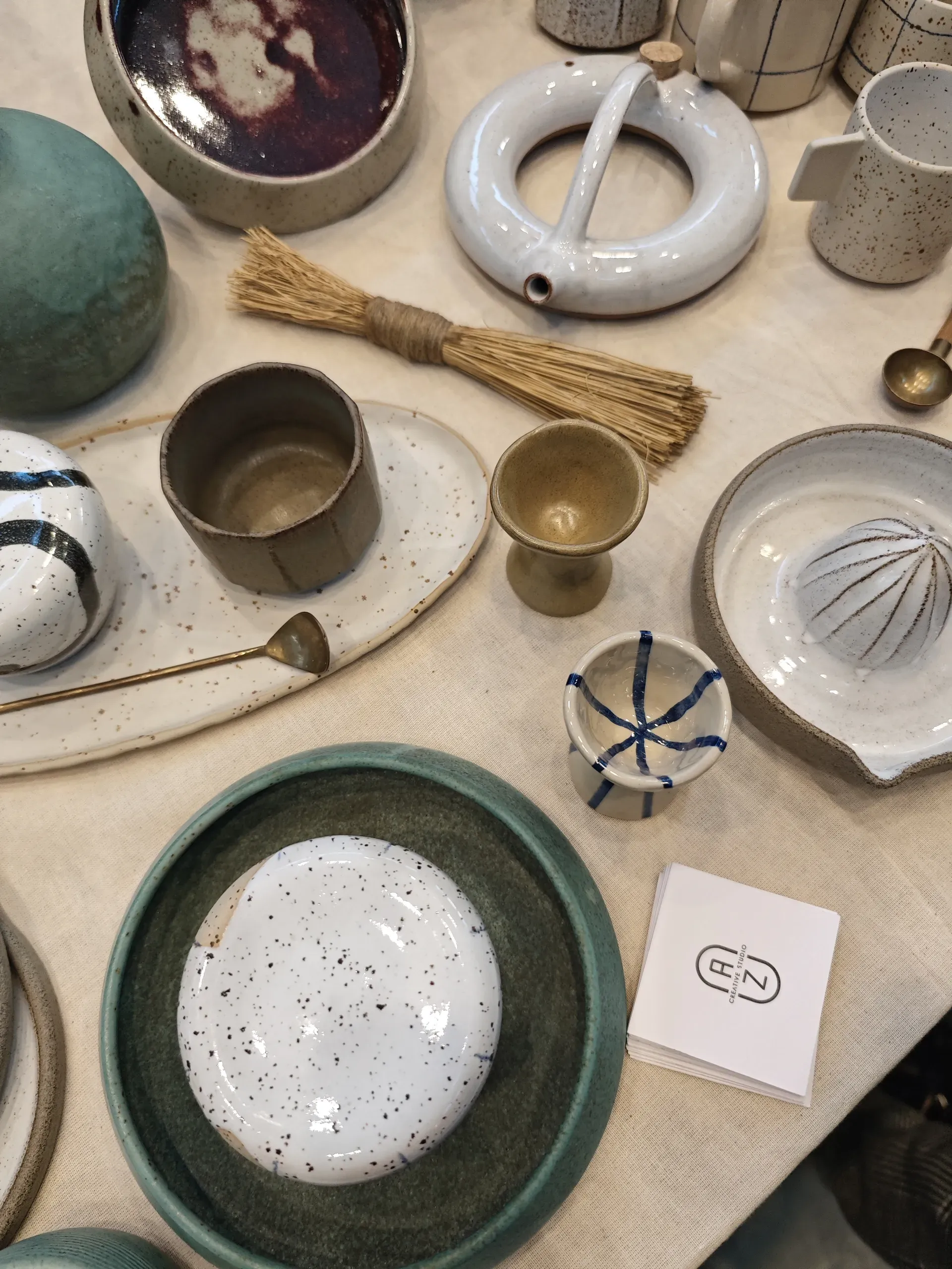 Furniture and material selection during a supplier visit