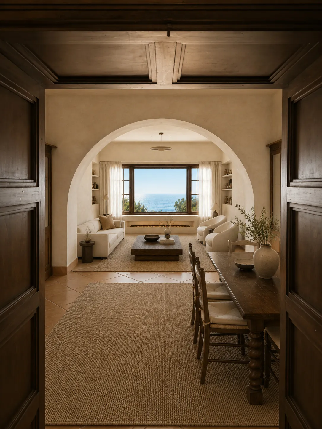 Bedroom and bathroom renovation within a historic villa in Sounion